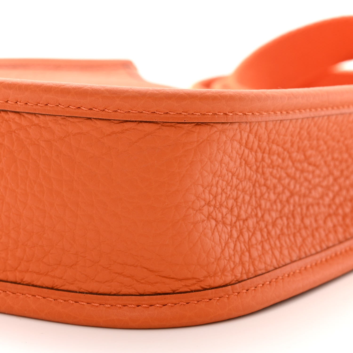 Hermes Taurillon Clemence Evelyne TPM Orange 10 of 11