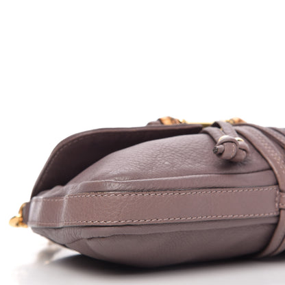Gucci Calfskin Bamboo Croisette Evening Bag Mauve 6 of 10