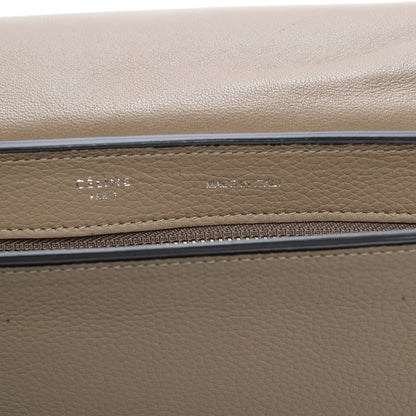 Celine Drummed Calfskin Suede Small Trapeze Dune 6 of 8