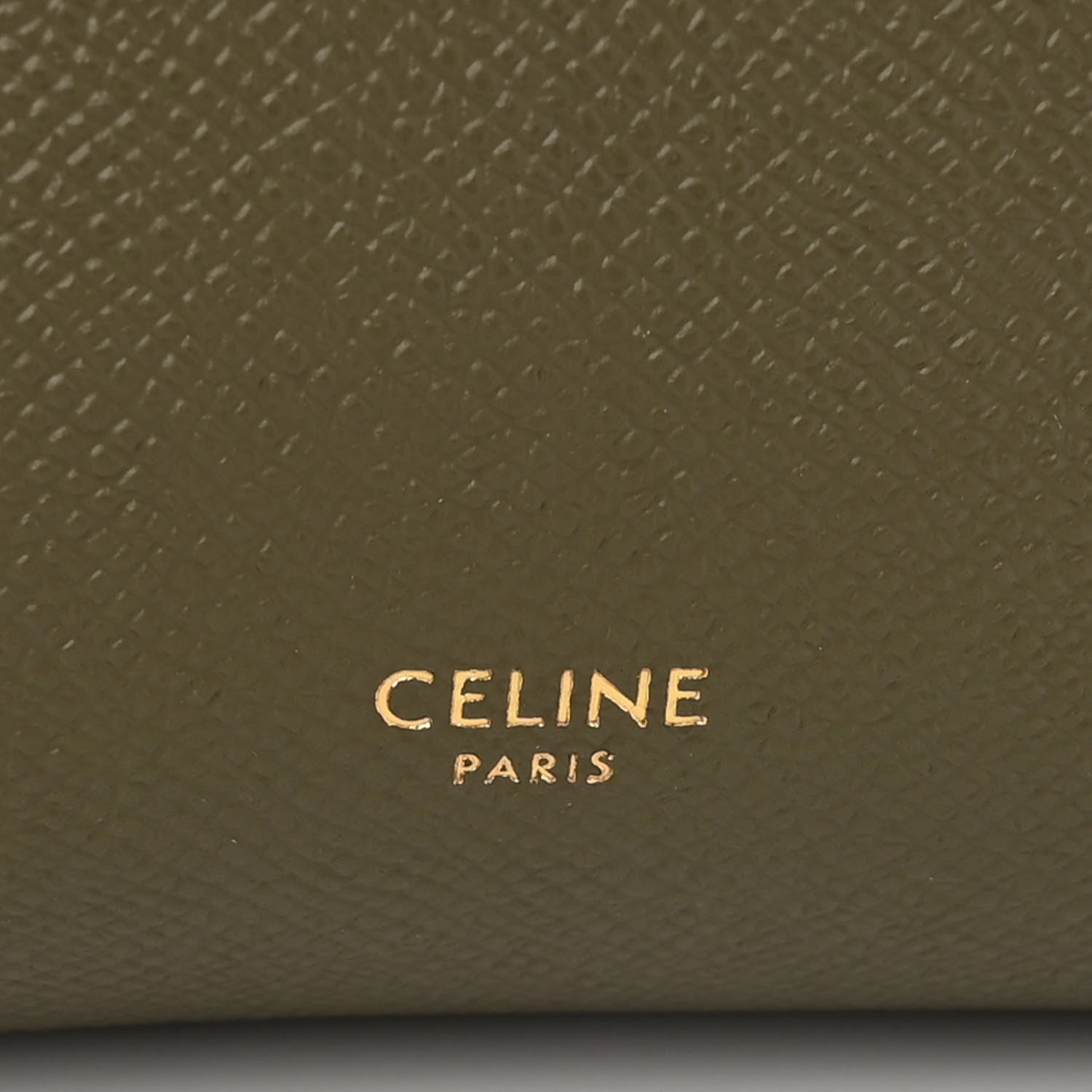 Celine Grained Calfskin Nano Belt Bag Army Green 6 of 10