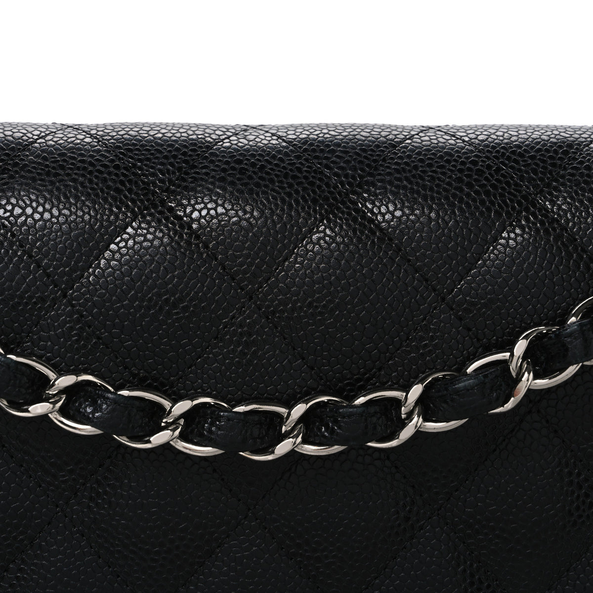 Chanel Caviar Quilted Jumbo Double Flap Black 8 of 11
