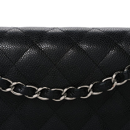 Chanel Caviar Quilted Jumbo Double Flap Black 8 of 11