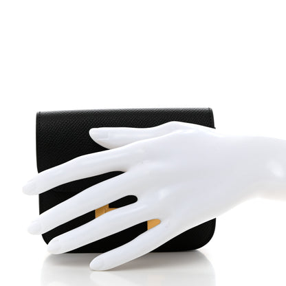 Hermes Epsom Constance Slim Wallet Black 2 of 8