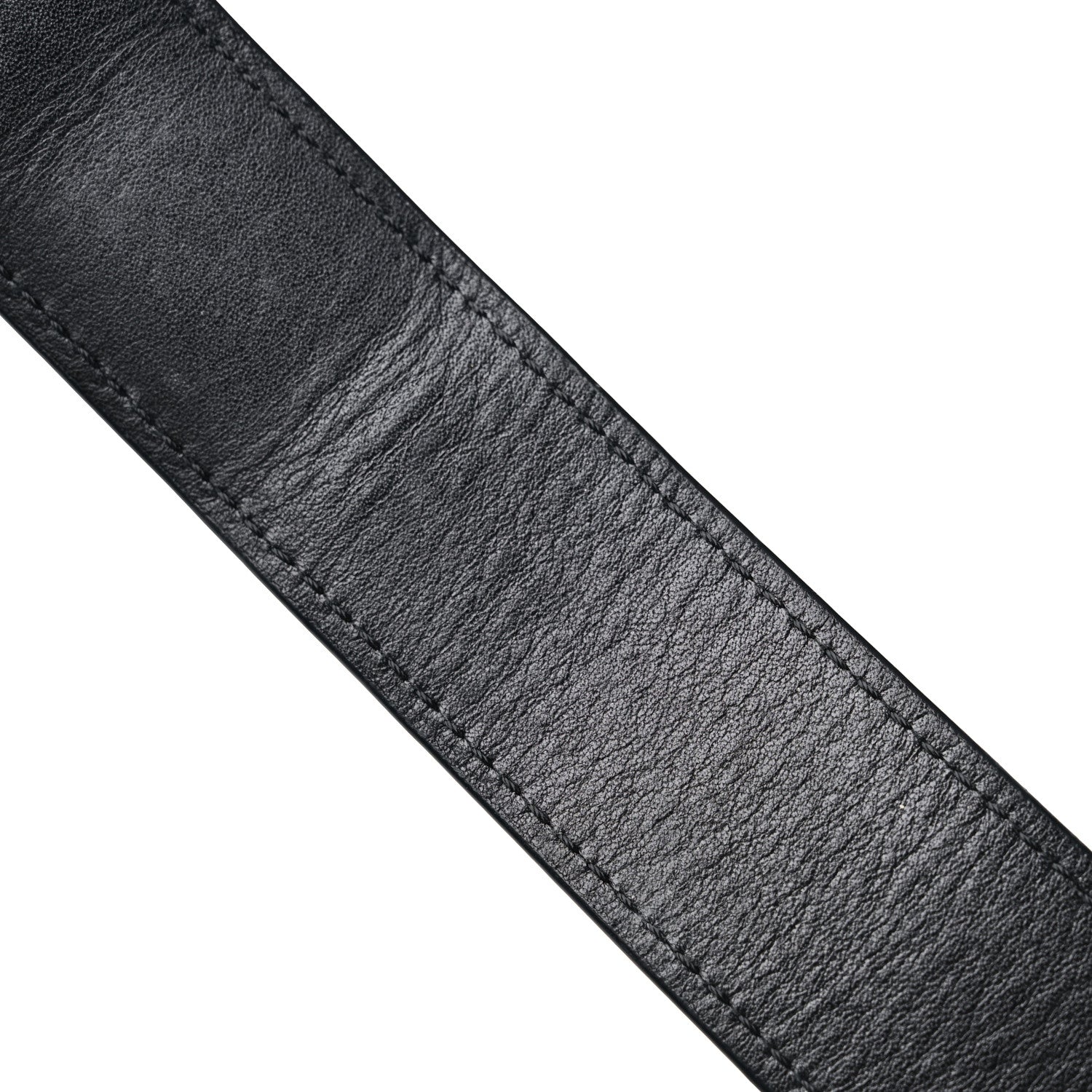 Burberry Grainy Calfskin House Check Small Maidstone Black 16 of 17