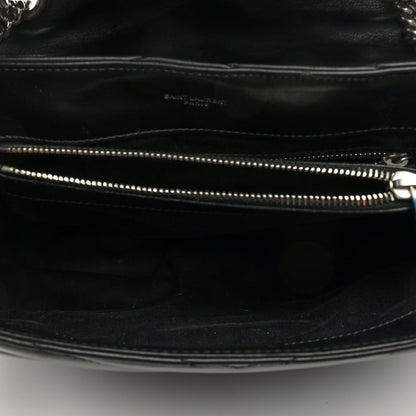 Saint Laurent Calfskin Y Quilted Monogram Medium Loulou Chain Satchel Black 5 of 8