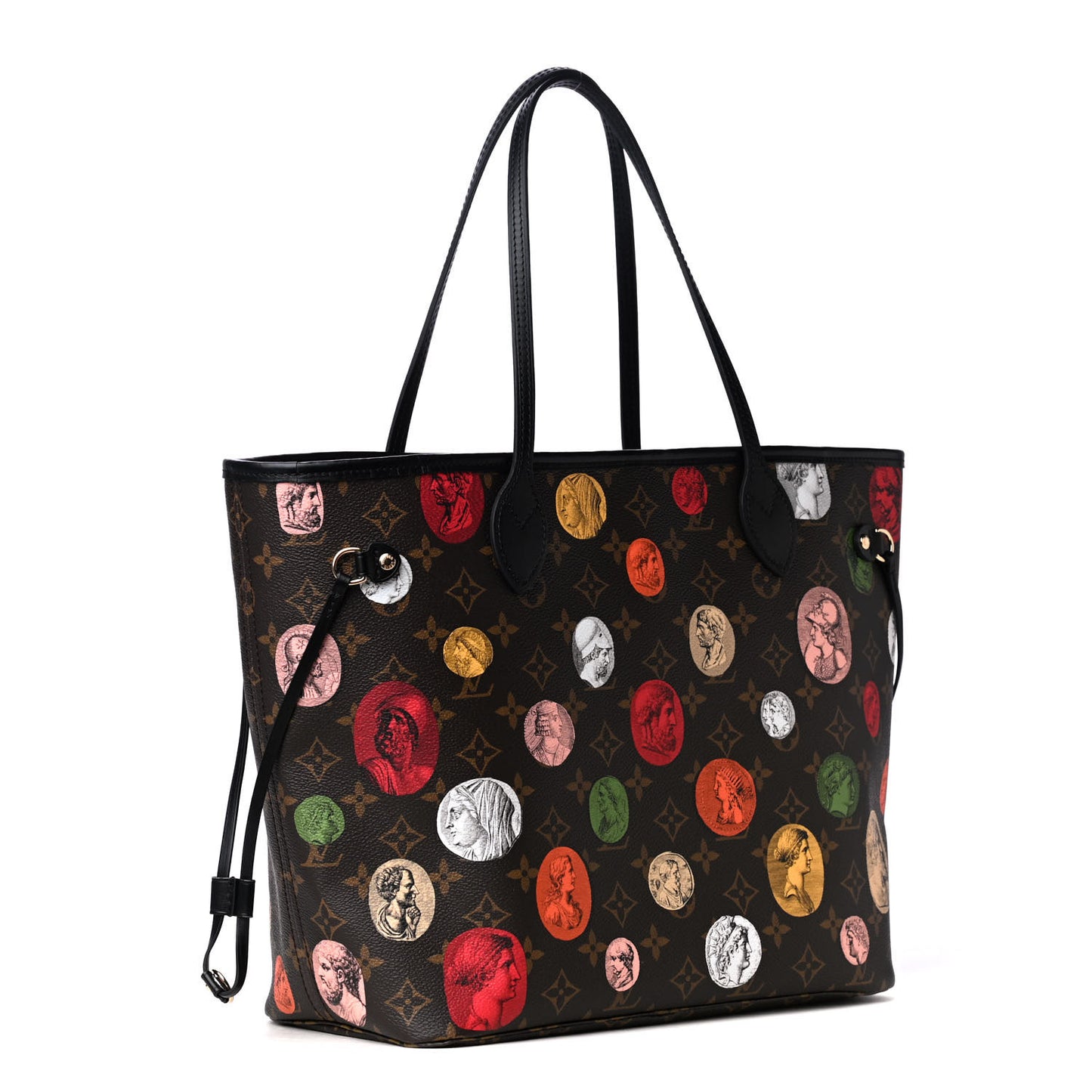 X FORNASETTI Monogram Cameo Neverfull MM