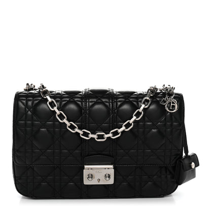 Christian Dior Lambskin Cannage Medium Miss Dior Flap Black 1 of 10