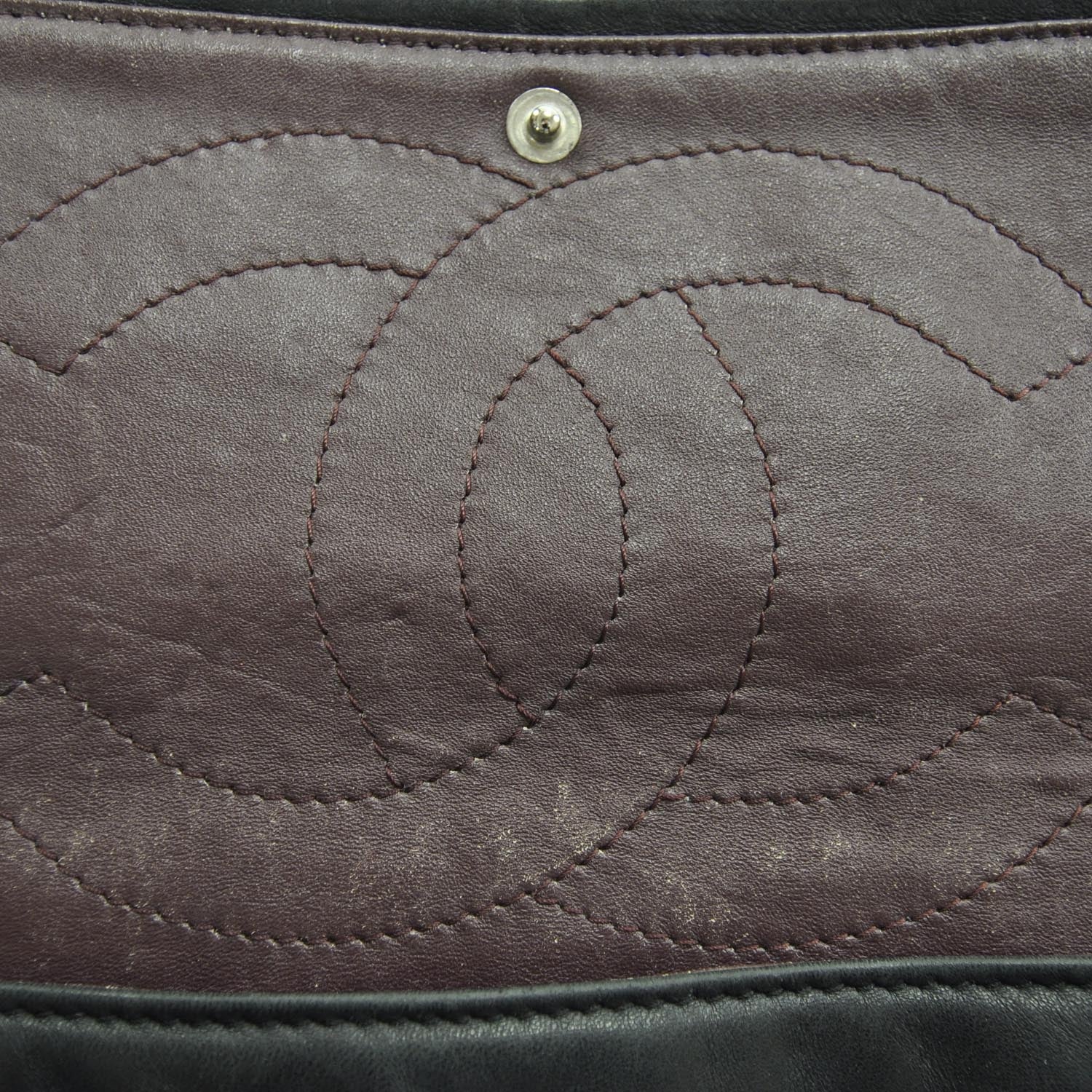 Chanel Distressed Leather 2.55 Reissue 227 Jumbo Flap Black 8 of 8