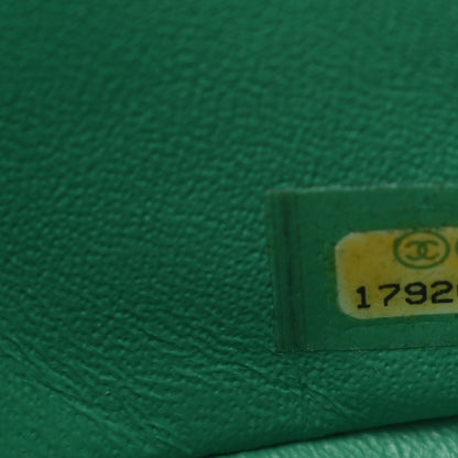 Chanel Iridescent Caviar Quilted Mini Rectangular Flap Green 7 of 10