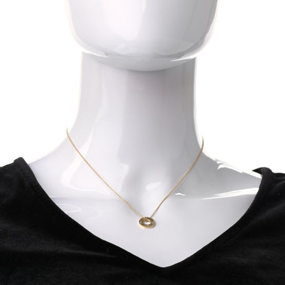 Tiffany 18K Yellow Gold Diamond Atlas Pierced Pendant Necklace 2 of 6