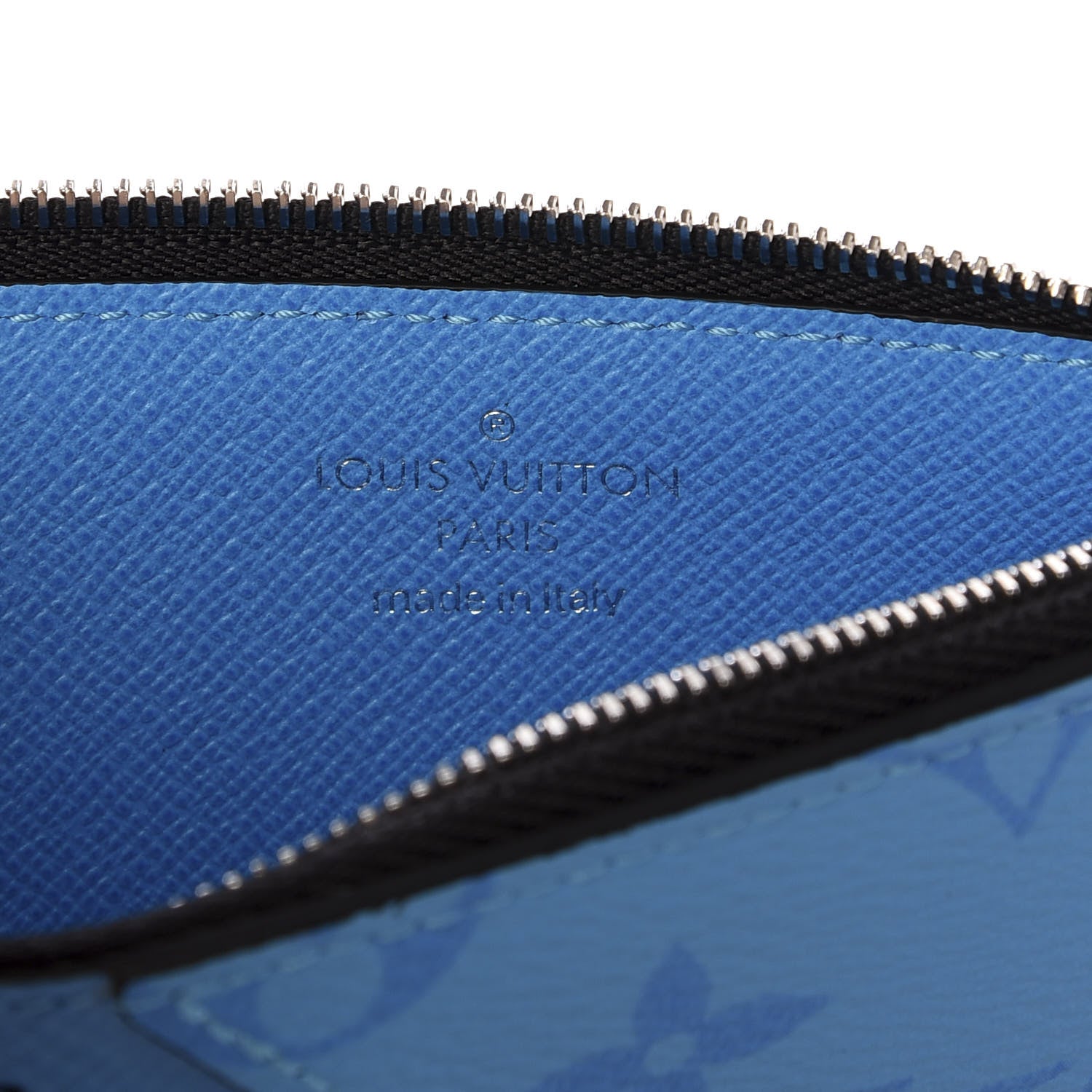 Louis Vuitton Taigarama Coin Card Holder Blue Lagoon 5 of 7
