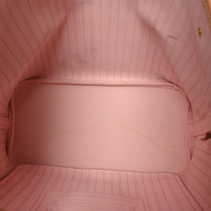 Louis Vuitton Damier Azur Neo Neverfull MM Rose Ballerine 5 of 9