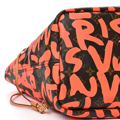 Louis Vuitton Monogram Graffiti Neverfull GM Orange 6 of 9