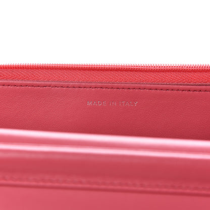 Chanel Lambskin Quilted Wallet On Chain WOC Pink 7 of 9