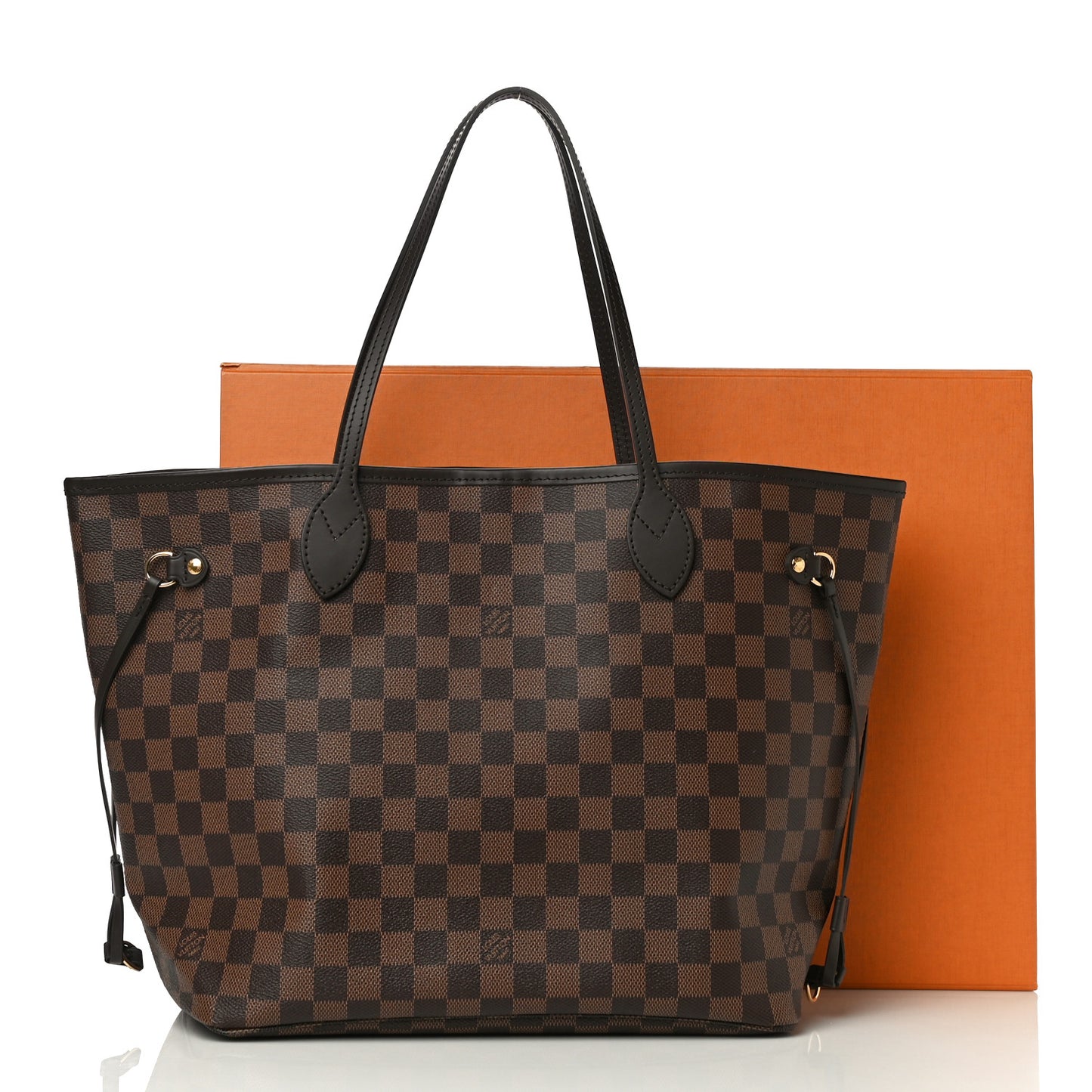 Damier Ebene Neo Neverfull MM Rose Ballerine
