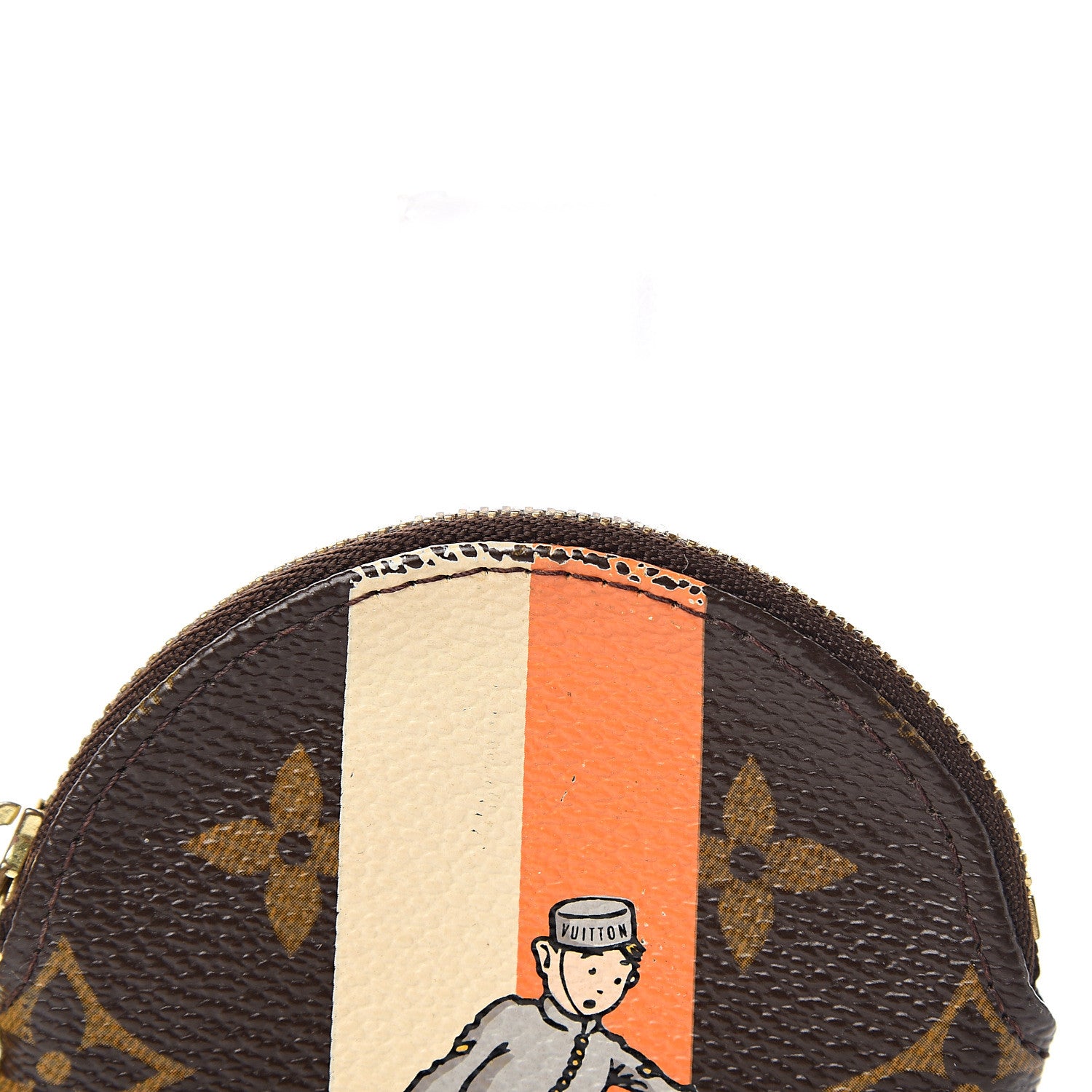 Louis Vuitton Monogram Groom Round Coin Purse 6 of 7