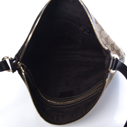 Gucci Monogram Horsebit Tassel Messenger Bag Dark Brown 5 of 10
