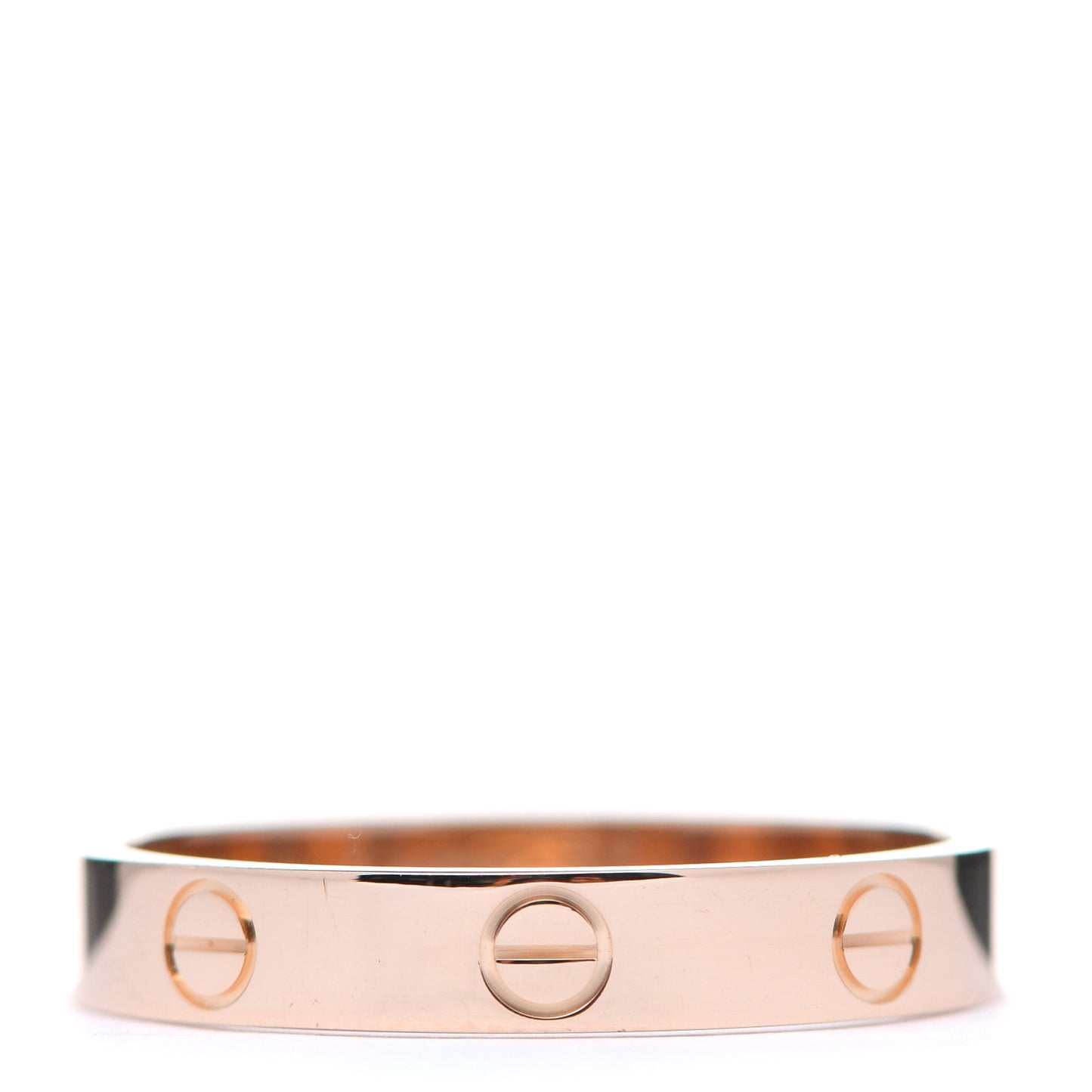 18K Pink Gold 3.5mm LOVE Wedding Band Ring 59 8.75