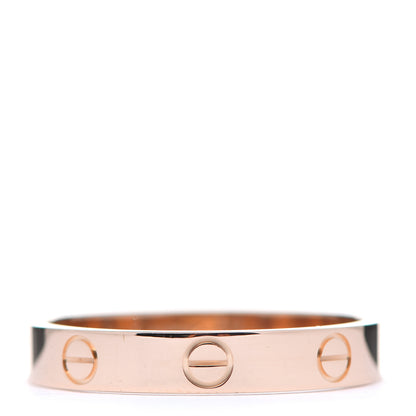 Cartier 18K Pink Gold 3.5mm LOVE Wedding Band Ring 59 8.75 1 of 5