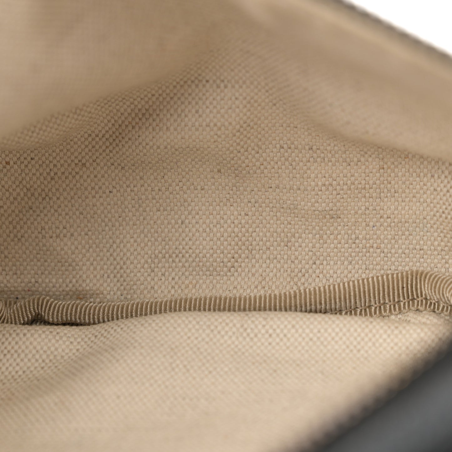 Grained Calfskin Small Logo Belt Bag Black