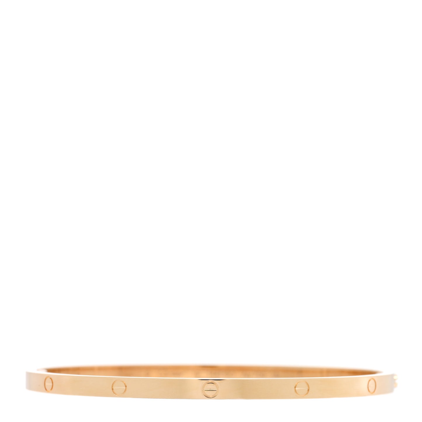 18K Yellow Gold Small LOVE Bracelet 19