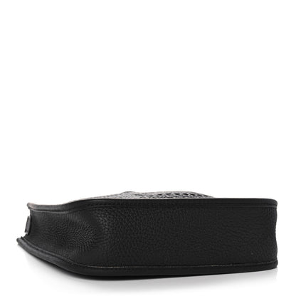 Hermes Taurillon Clemence Evelyne TPM Black 4 of 11