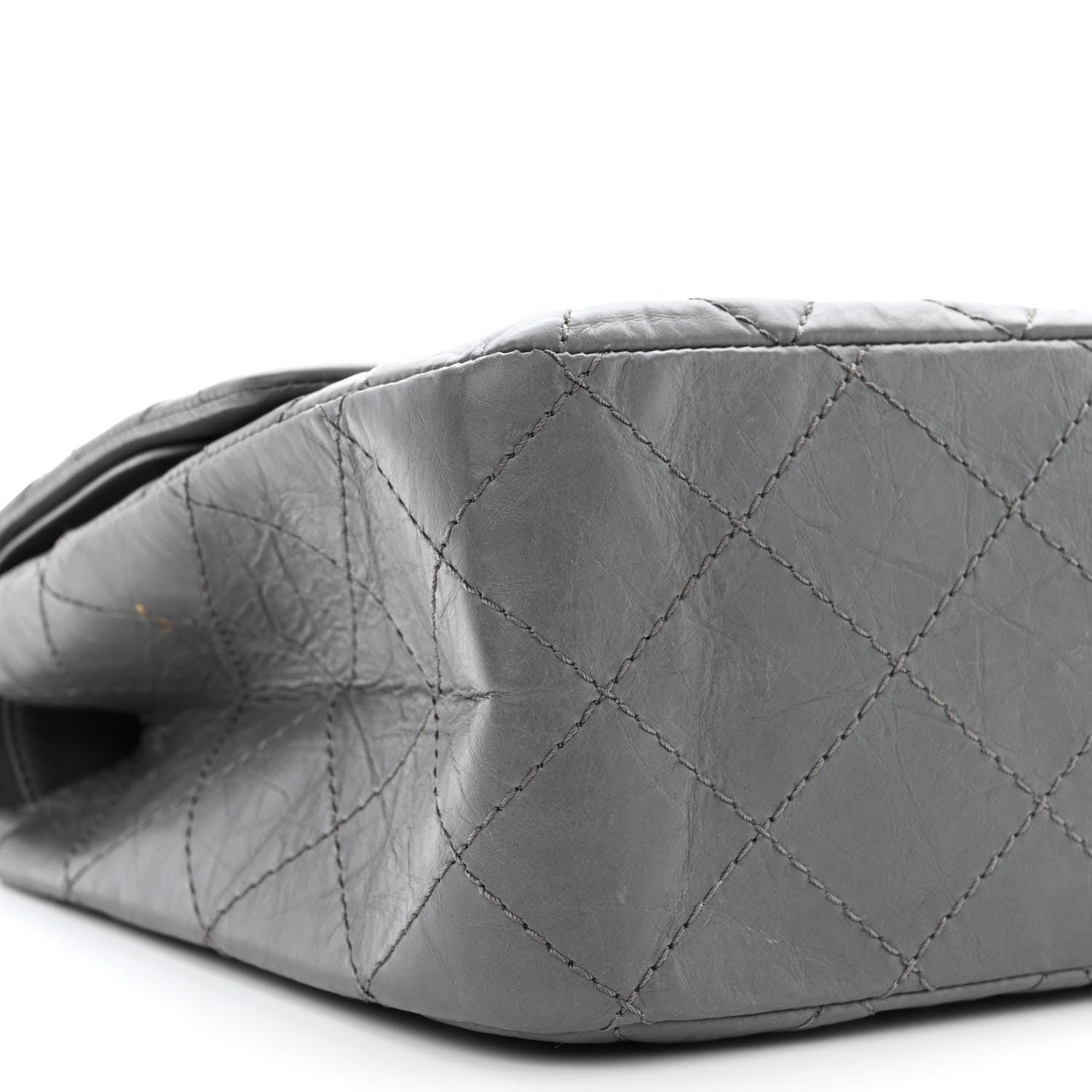 Chanel Aged Calfskin Quilted 2.55 Reissue 227 Flap Grey 9 of 13