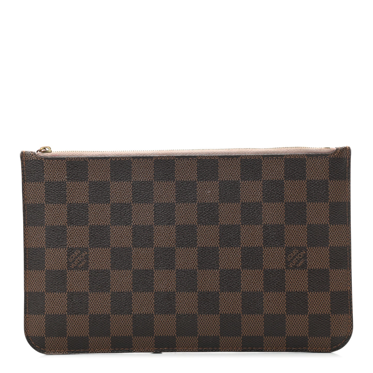 Damier Ebene Neverfull MM GM Pochette Rose Ballerine