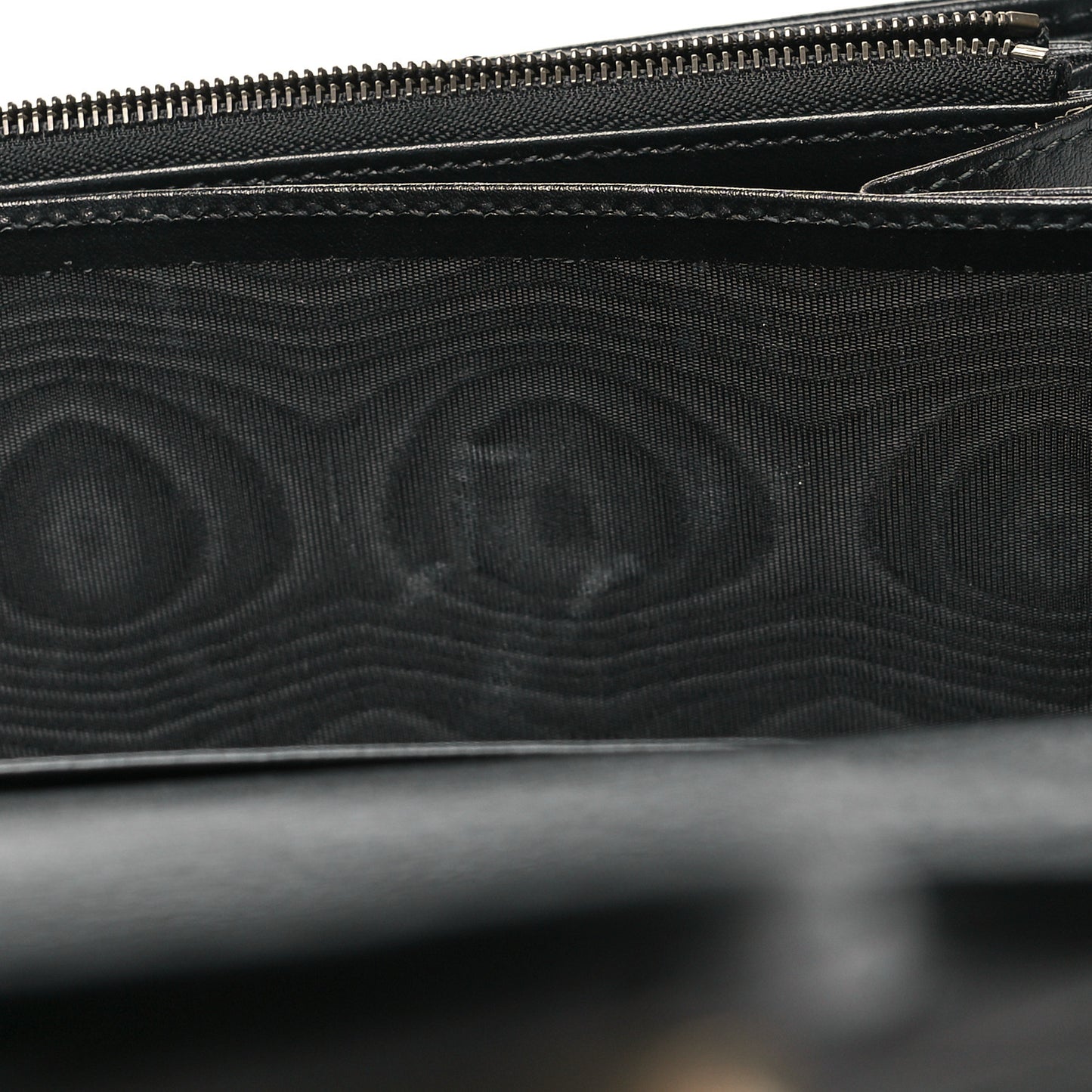 Calfskin Matelasse GG Marmont Chain Wallet Black
