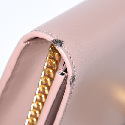 Saint Laurent Smooth Calfskin Classic Monogram Kate Tassel Chain Wallet Pale Pink 8 of 9
