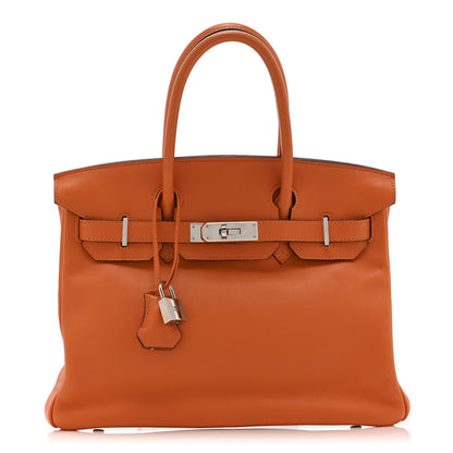 Hermes Swift Birkin 30 Orange 1 of 10