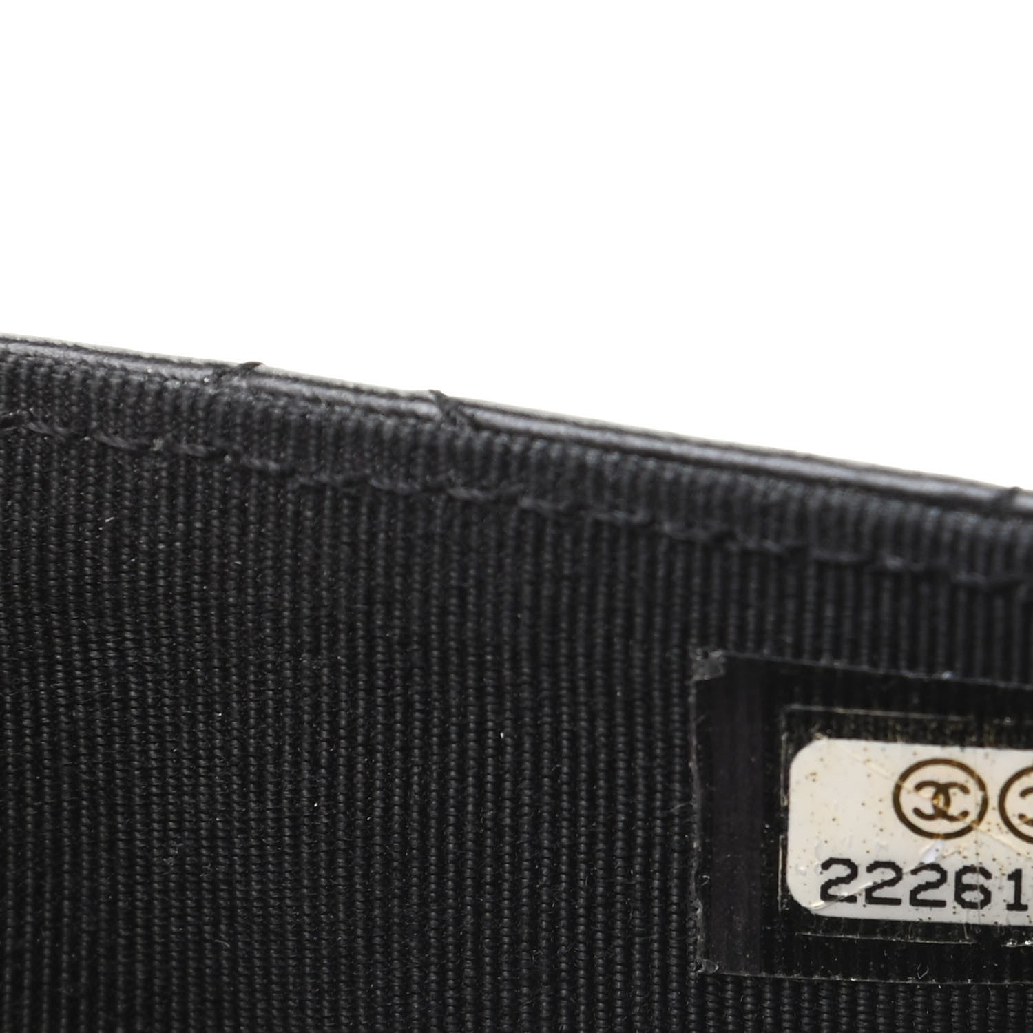 Chanel Aged Calfskin Quilted Reissue Flap Card Holder Black 8 of 10