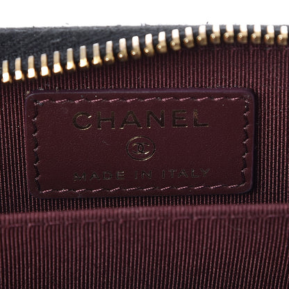 Chanel Caviar Quilted Zip Coin Purse Black 6 of 8