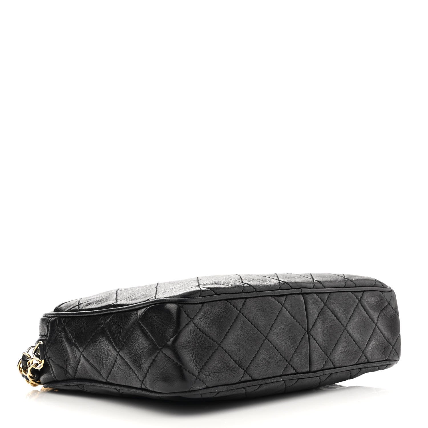 Chanel Lambskin Quilted Tassel Camera Case Black 4 of 11