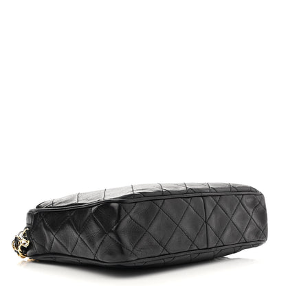 Chanel Lambskin Quilted Tassel Camera Case Black 4 of 11