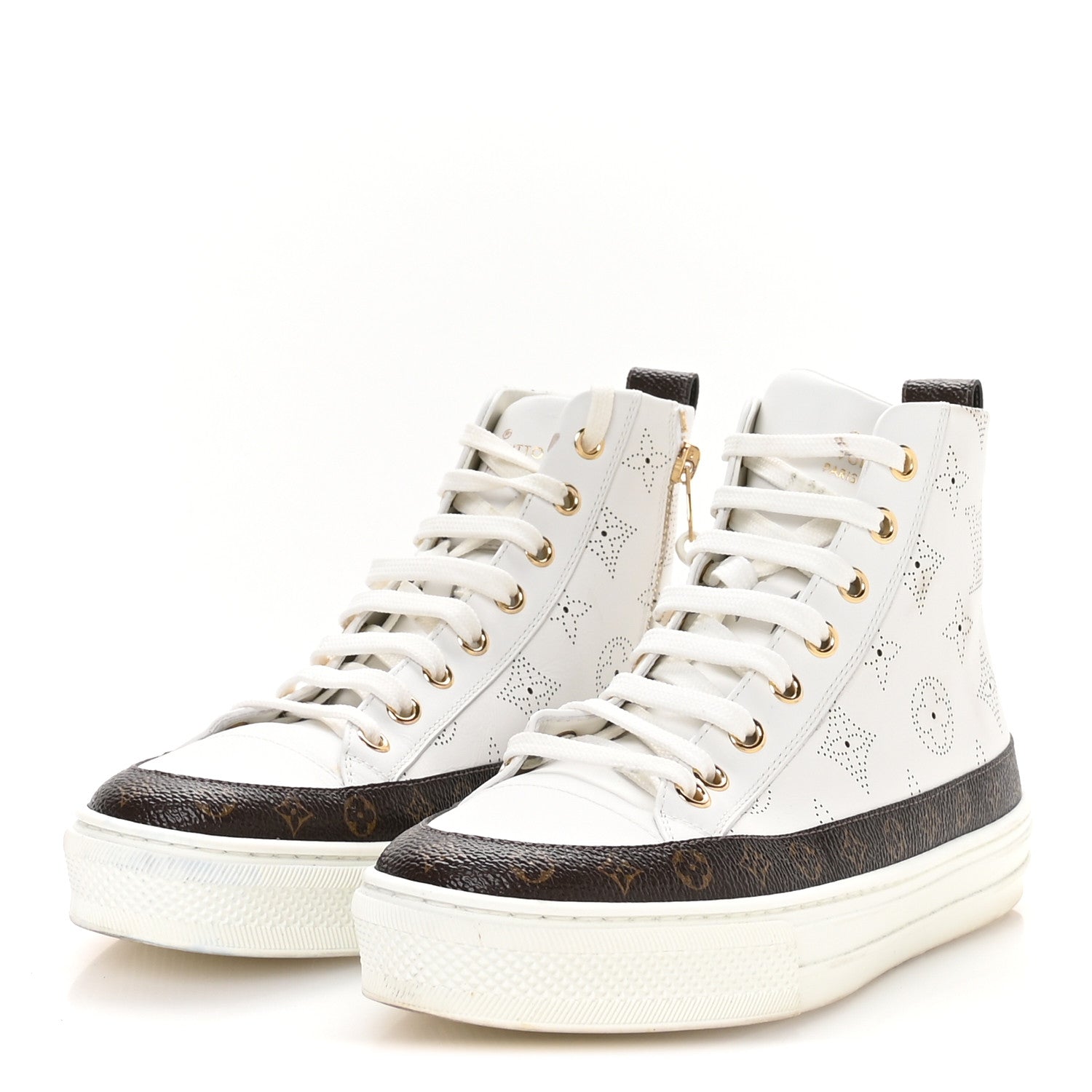 Louis Vuitton Mahina Stellar Sneaker Boots 35 White 4 of 8