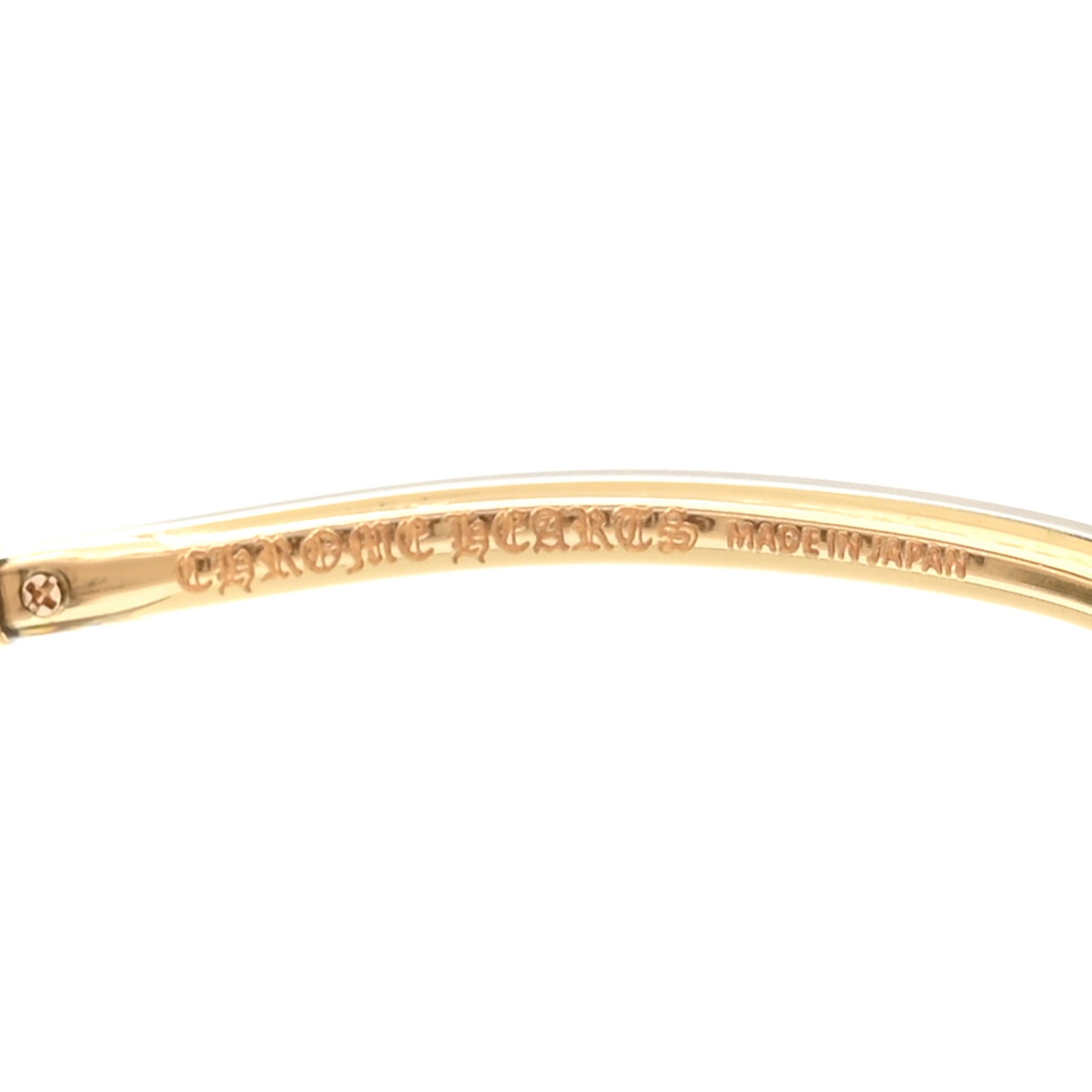 Metal Aviator Wet Tee Sunglasses Gold