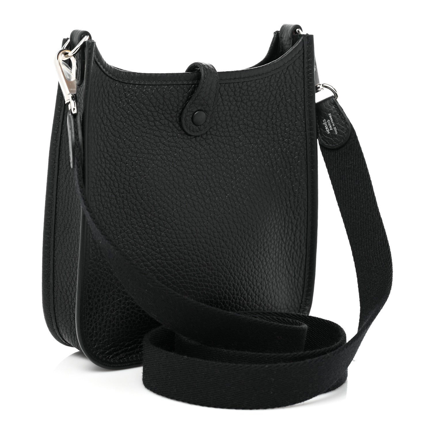 Hermes Taurillon Clemence Evelyne TPM Black 3 of 7