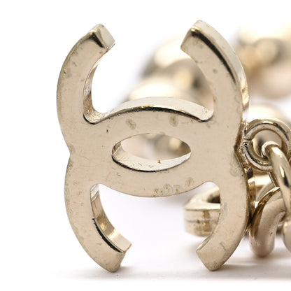 Chanel Metal Beaded CC Bracelet Gold 4 of 4