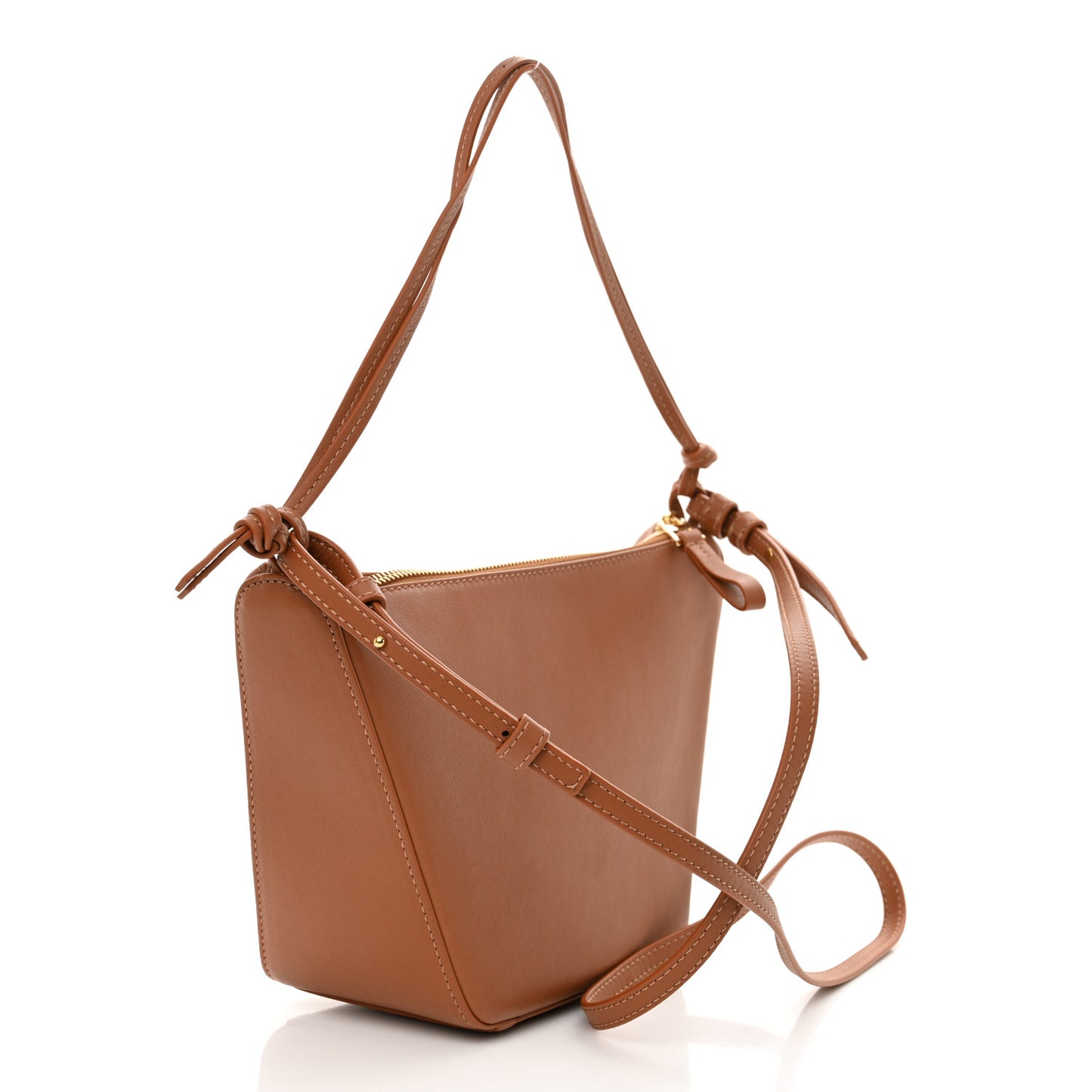 Calfskin Mini Hammock Hobo Tan