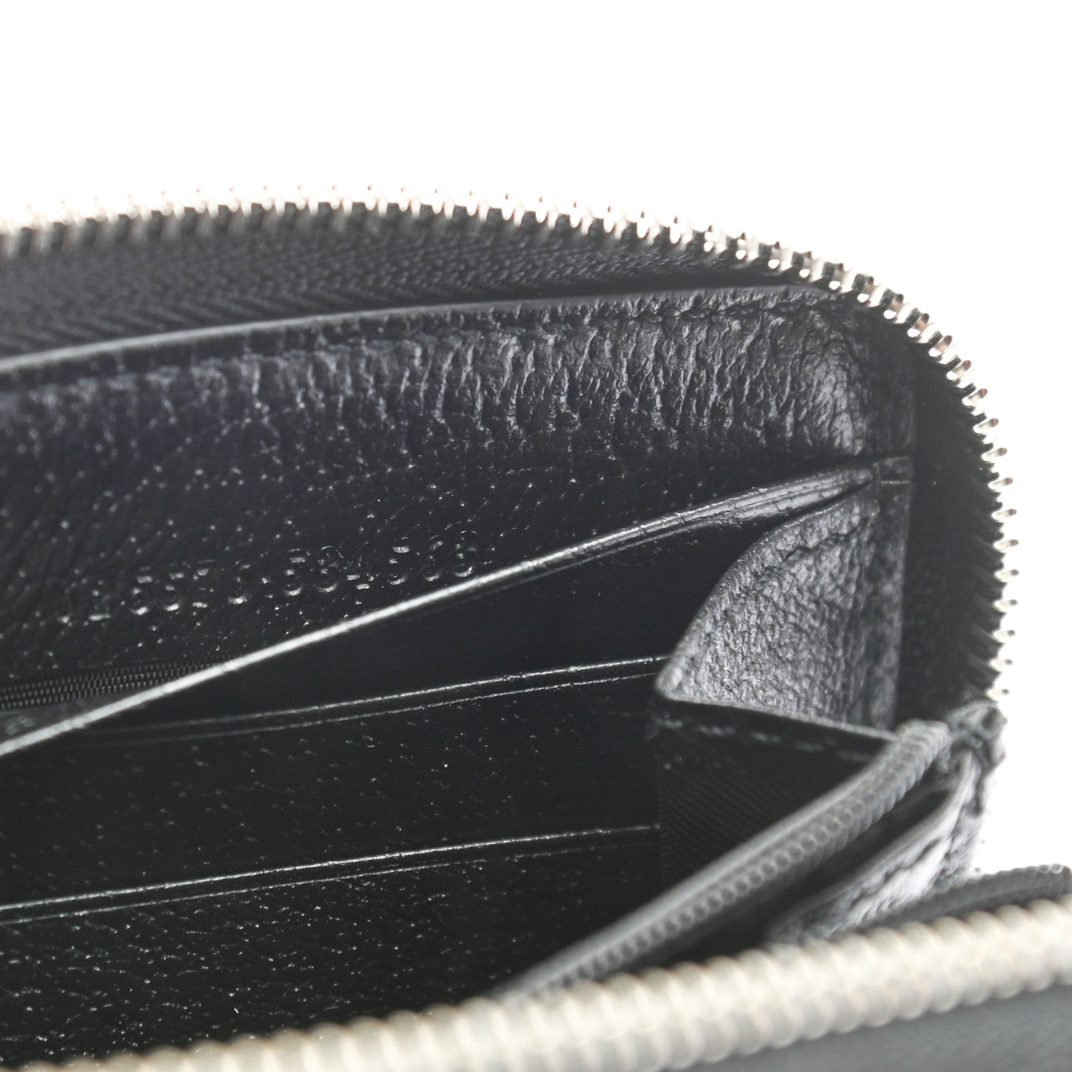 Gucci Econyl Nylon Monogram Off The Grid Zip Around Wallet Crop Black 7 of 7