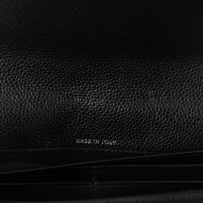 Chanel Caviar Patent CC Contour Flap Wallet Black 7 of 9