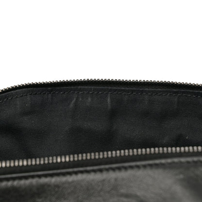 Saint Laurent Calfskin Monogram Belt Bag Black 11 of 18