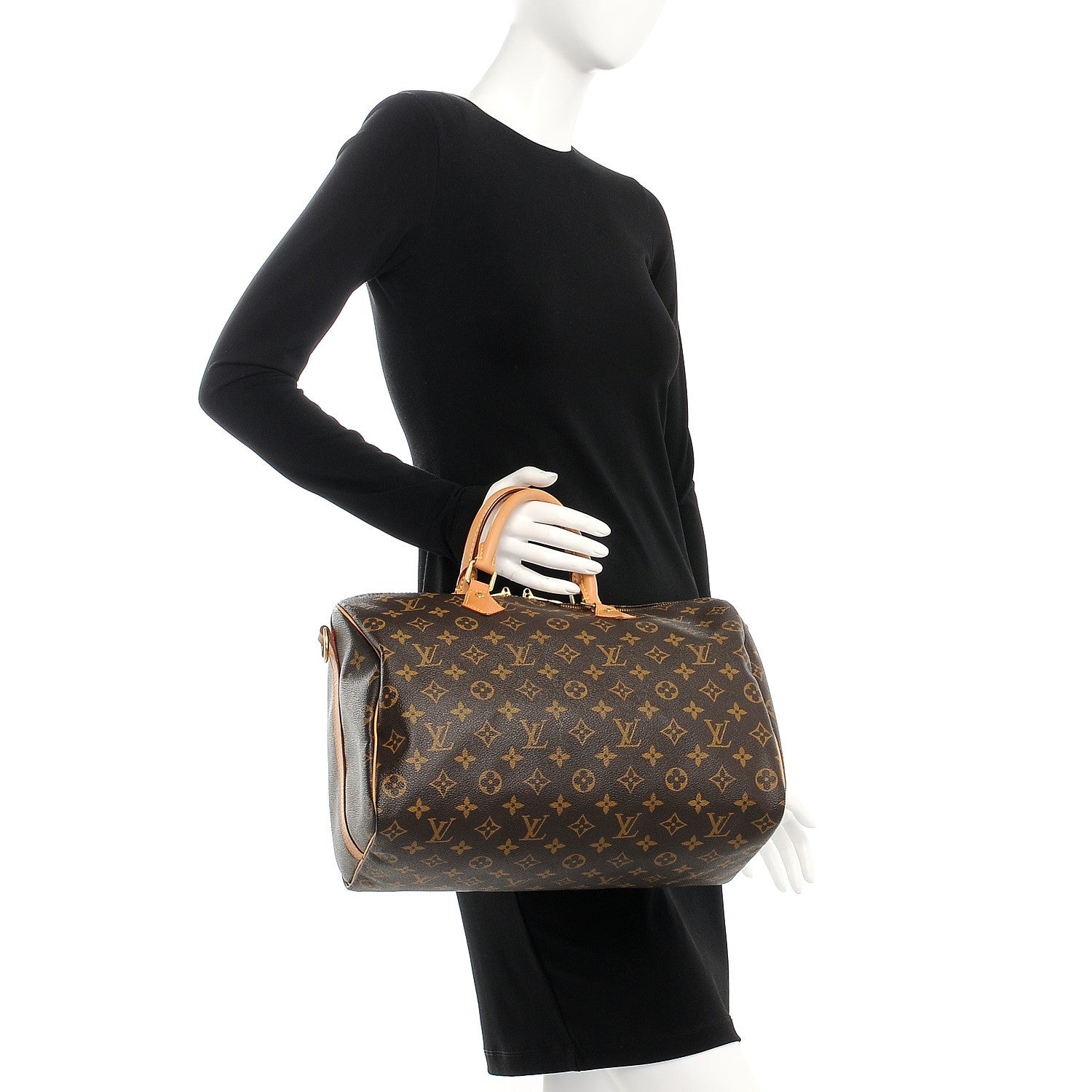 Louis Vuitton Monogram Speedy Bandouliere 35 3 of 9