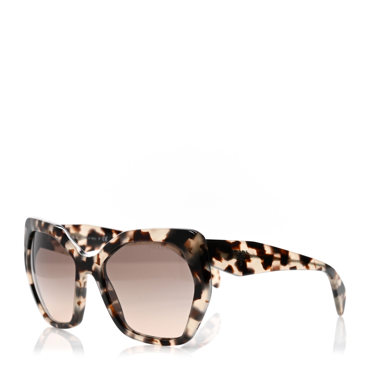 Prada Acetate Sunglasses SPR 16R Tortoise 1 of 9