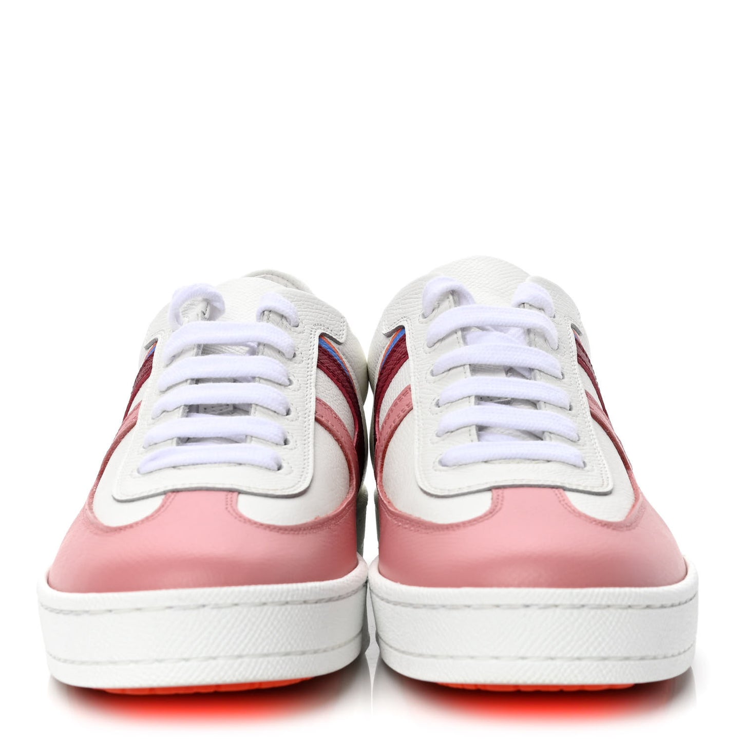Epsom Womens Boomerang Sneakers 37.5 Multicolore Rose Pale