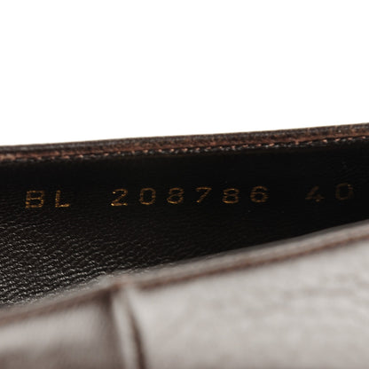 Saint Laurent Calfskin Tribtoo 105 Pumps 40 Chene 8 of 8