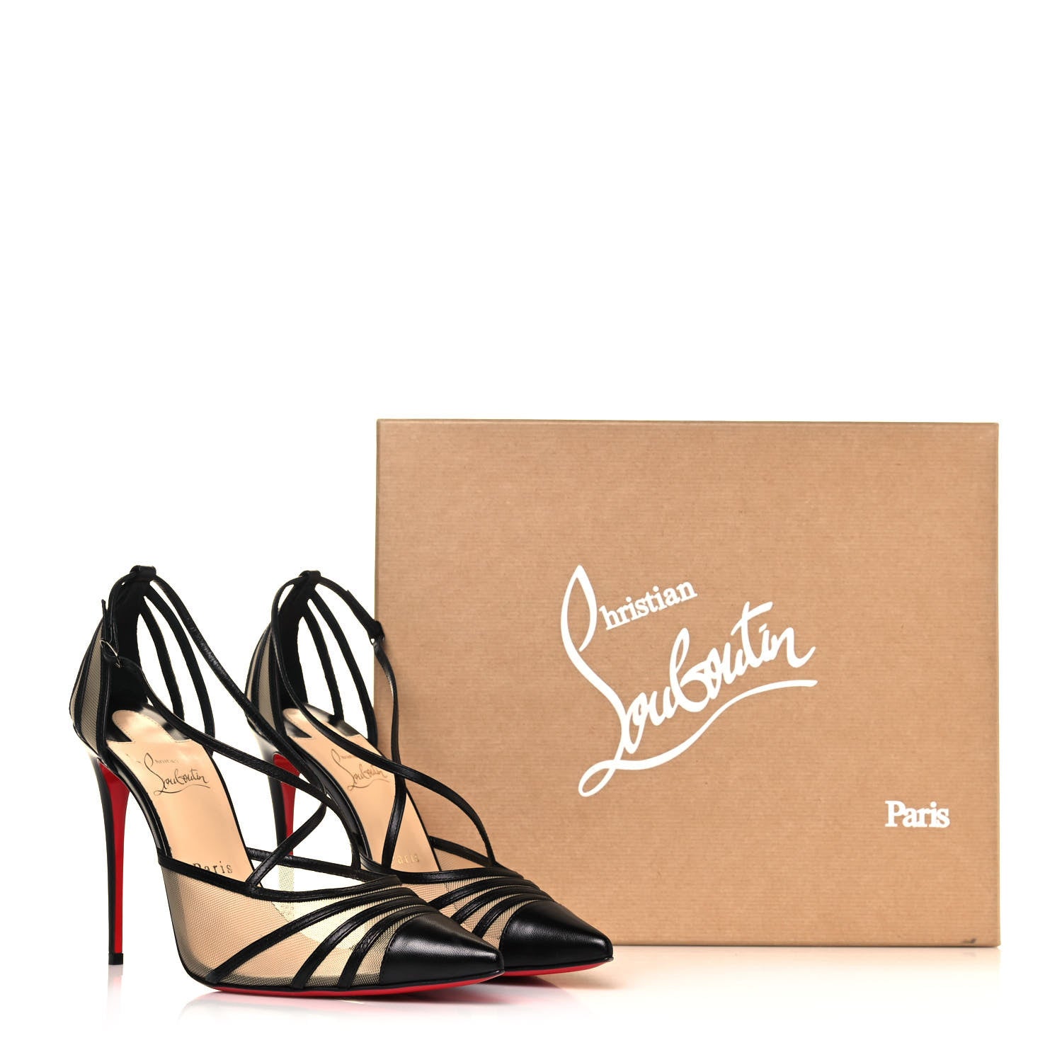 Christian Louboutin Kid Rete Theodorella 100 Pump 40 Black 8 of 8