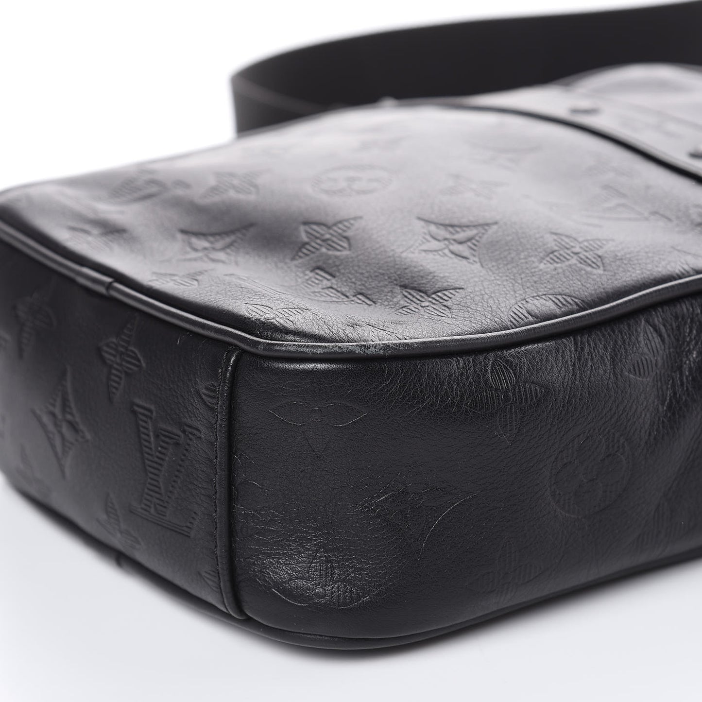 Calfskin Monogram Shadow Danube PM Black