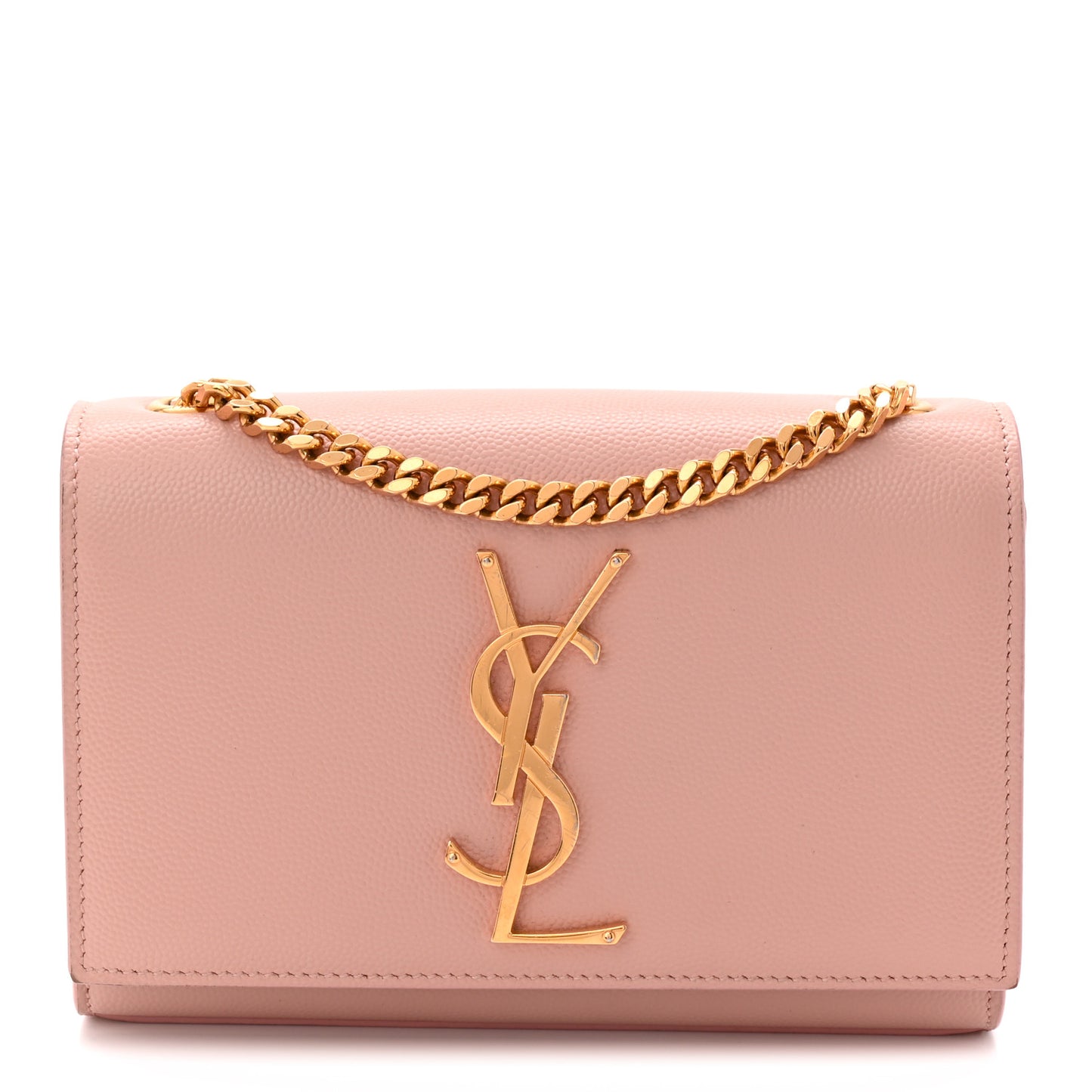 Grain De Poudre Small Monogram Kate Satchel Pale Blush